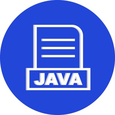 Vektör JAVA dosya simgesi