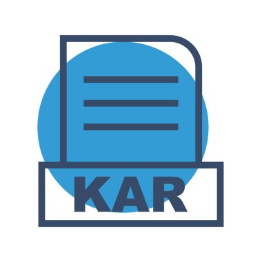 Vektör KAR dosya simgesi