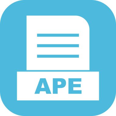  Vektör APE dosya simgesi
