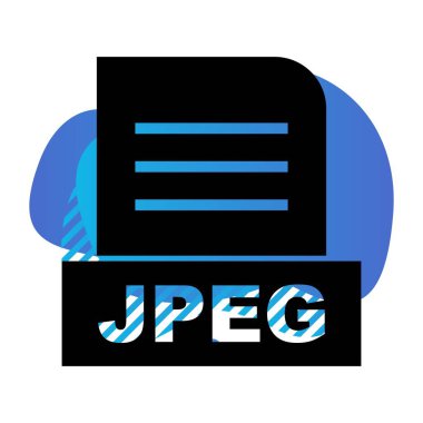 Vektör JPEG dosya simgesi
