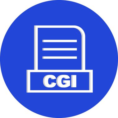 Vektör CGI dosya simgesi