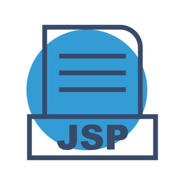 Vektör JSP dosya simgesi