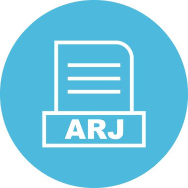  Vektör ARJ dosya simgesi   