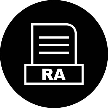 Vektör RA dosya simgesi