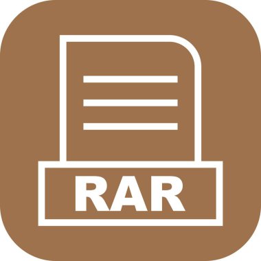 Vektör RAR dosya simgesi