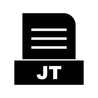 Vektör JT dosya simgesi 