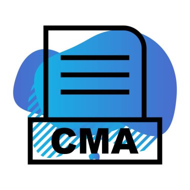 Vektör CMA dosya simgesi