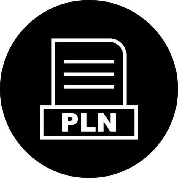 Εικονίδιο Αρχείου Vector Pln — Διανυσματικό Αρχείο