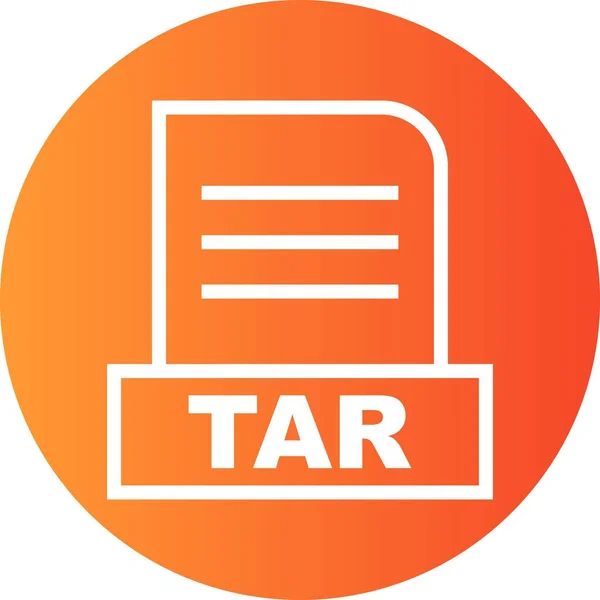 Tar 아이콘 — 스톡 벡터