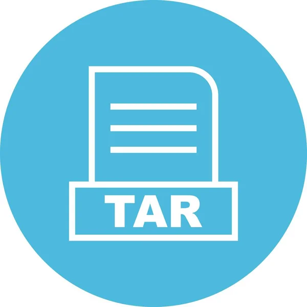 Tar 아이콘 — 스톡 벡터