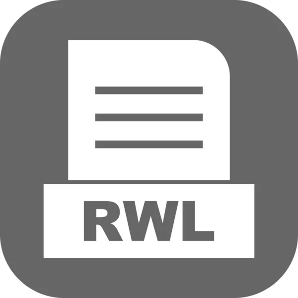 Εικονίδιο Αρχείου Vector Rwl — Διανυσματικό Αρχείο