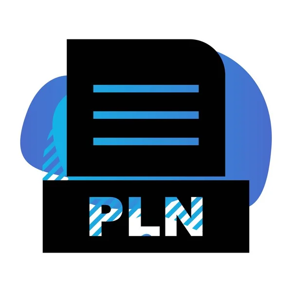 矢量Pln文件图标 — 图库矢量图片
