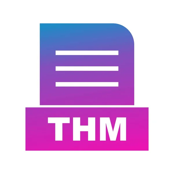 向量Thm文件图标 — 图库矢量图片