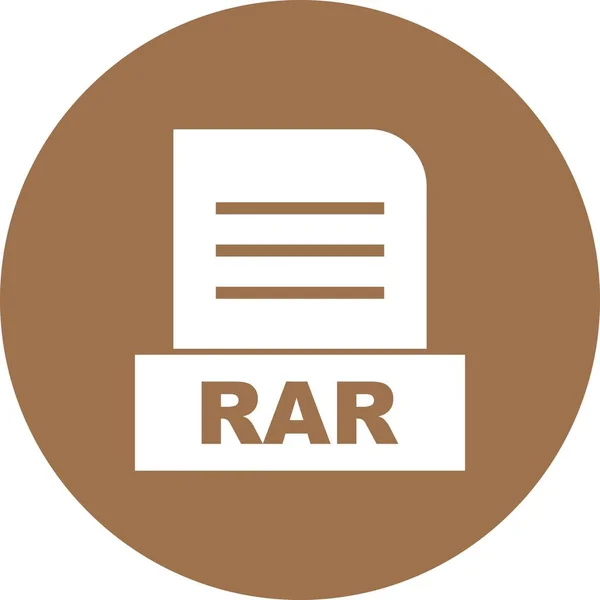 Εικονίδιο Αρχείου Vector Rar — Διανυσματικό Αρχείο