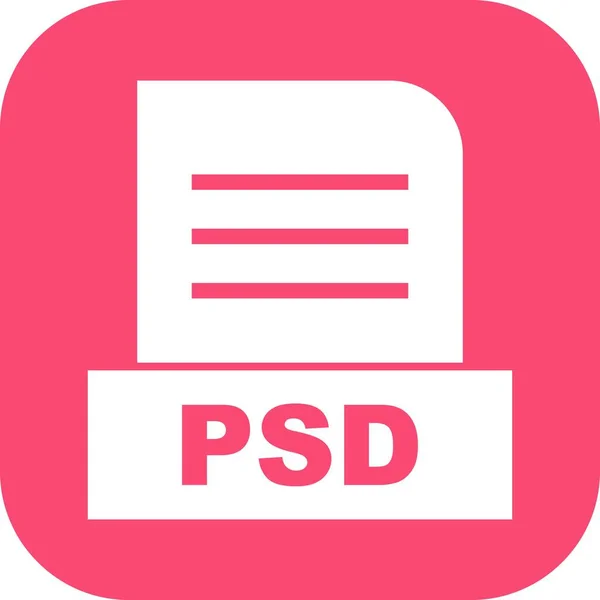 Vector Psd 아이콘 — 스톡 벡터