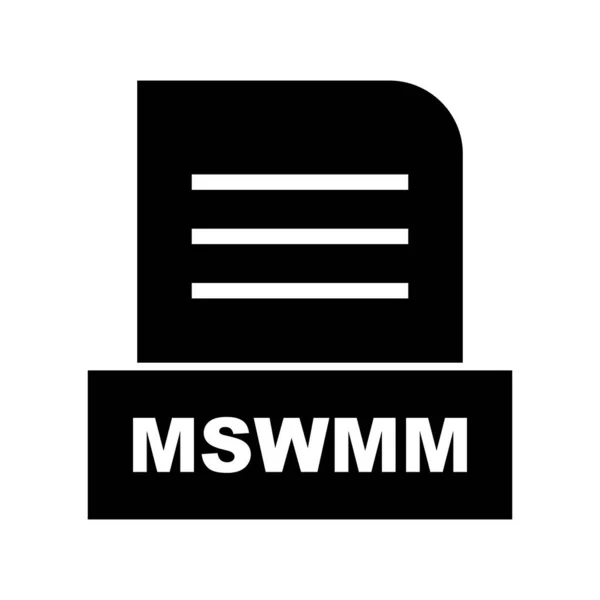 Icona Del File Mswmm Vettoriale — Vettoriale Stock