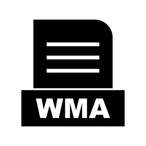 Wma 아이콘 — 스톡 벡터