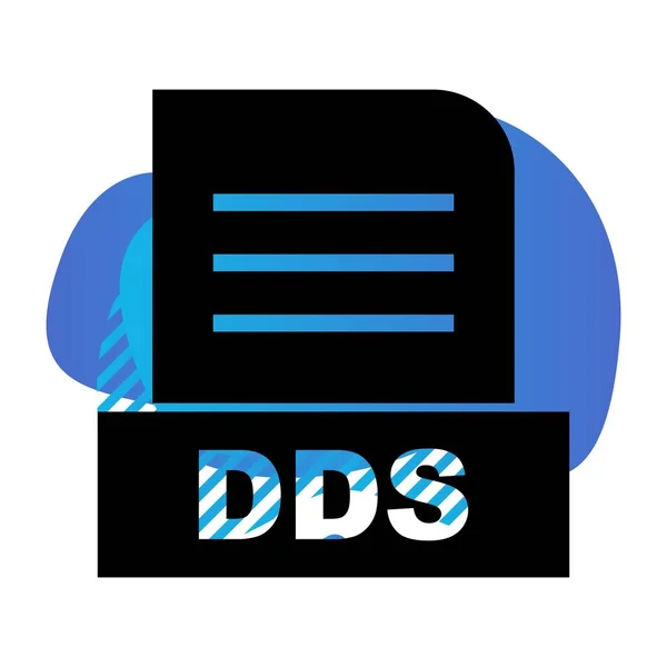 矢量Dds文件图标 — 图库矢量图片