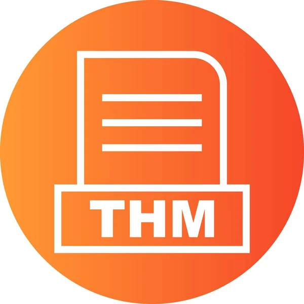 Εικονίδιο Αρχείου Vector Thm — Διανυσματικό Αρχείο