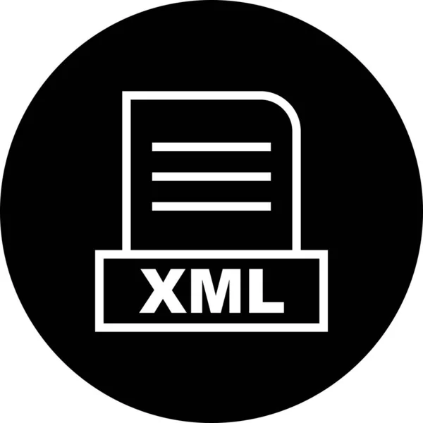 Значок Векторного Xml Файла — стоковый вектор