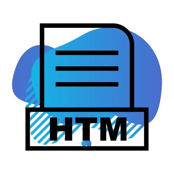 矢量Htm文件图标 — 图库矢量图片