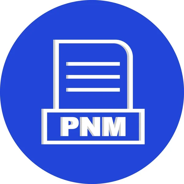 Icône Fichier Pnm Vectoriel — Image vectorielle