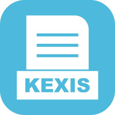 Vektör KEXIS dosya simgesi