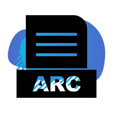 Vektör ARC dosya simgesi   
