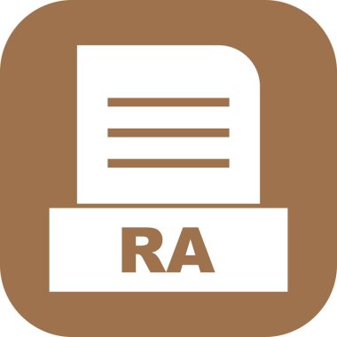 Vektör RA dosya simgesi