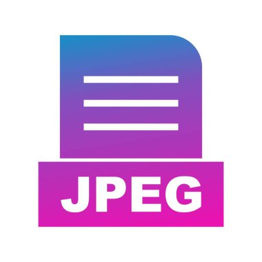 Vektör JPEG dosya simgesi