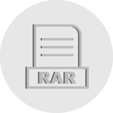 Vektör RAR dosya simgesi
