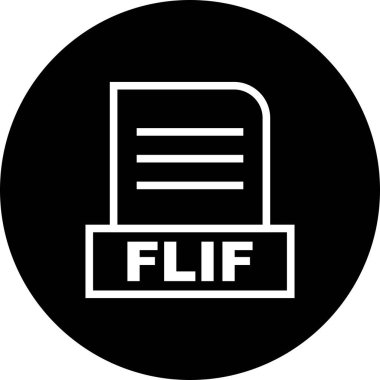 Vektör FLIF dosya simgesi