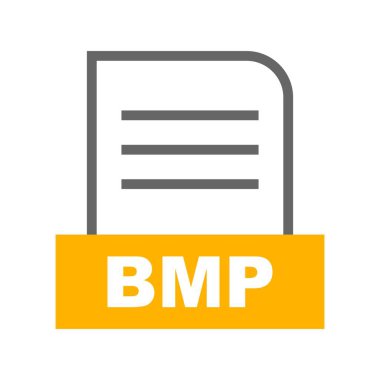 Vektör BMP dosya simgesi