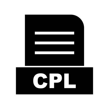 Vektör CPL dosya simgesi