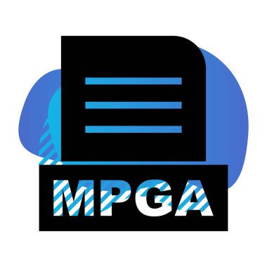  Vektör MPGA dosya simgesi