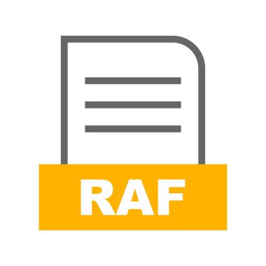  Vektör RAF dosya simgesi