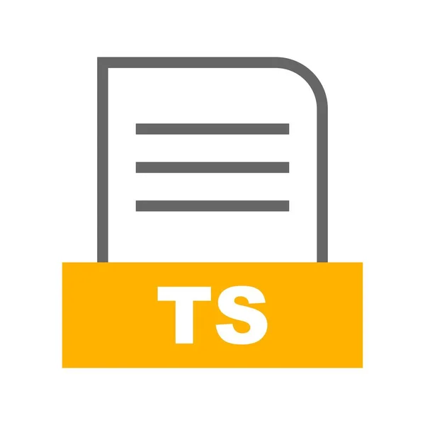 向量Ts文件图标 — 图库矢量图片