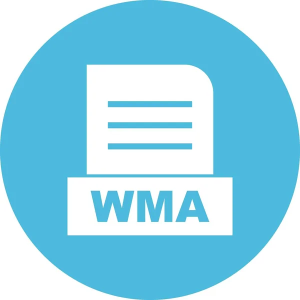 Icona Del File Wma Vettoriale — Vettoriale Stock