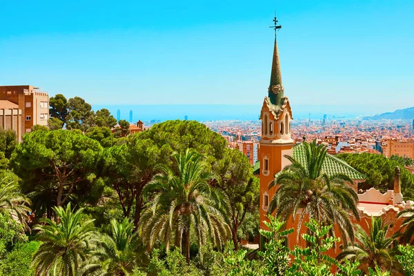 Barselona Park Guell Gaudi Müzesi — Stok fotoğraf