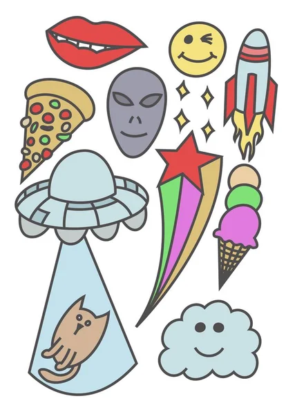 90 's karalamalar kümesi 