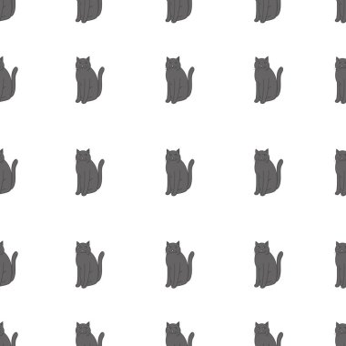Kedi seamless modeli, arka plan, duvar kağıdı