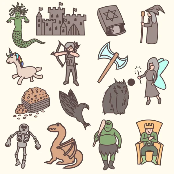 Fantezi karalamalar kümesi