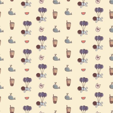 Çeşitli karalamalar kümesi