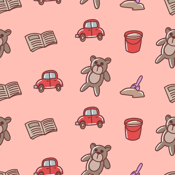 Anaokulu sevimli illüstrasyon dikişsiz desen