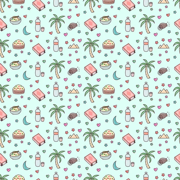 Sevimli bayram Mübarek dikişsiz desen