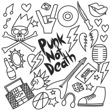 El çizimi punk, müzik, yaşam tarzı