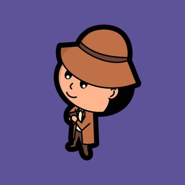 Şirin dedektif araştırıyor, Cadılar Bayramı kostümleri, çıkartmalar, karalamalar, karikatür, tişört tasarımı, çocukça.