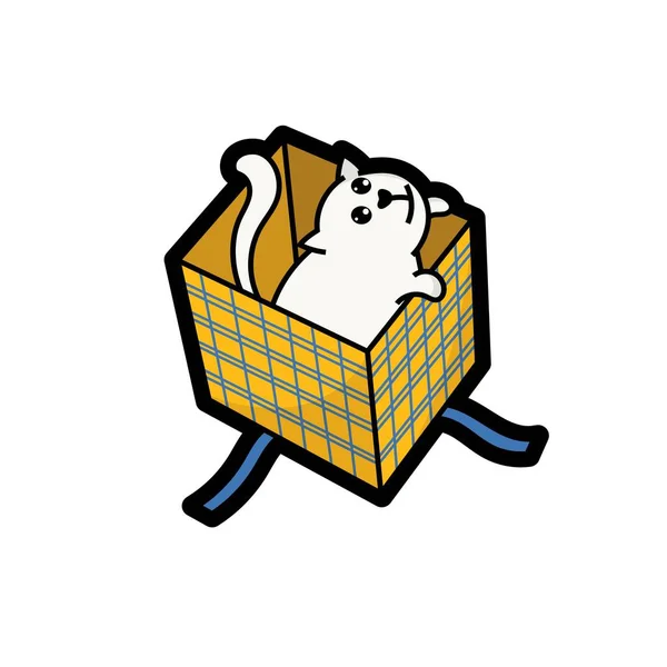 Kediler sürpriz doğum günü hediyesi, içinde gizemli bir kutu, doğum günü için mükemmel bir hediye, ya da Noel hediyesi.