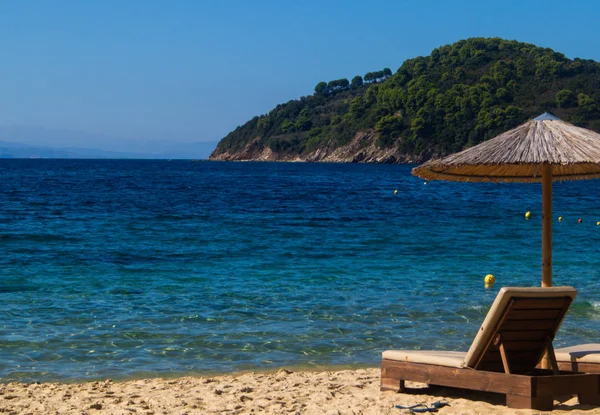 Koukounaries beach, skiathos, Yunanistan