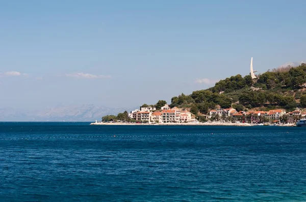 Mar Adriático em Podgora, na Croácia — Fotografia de Stock